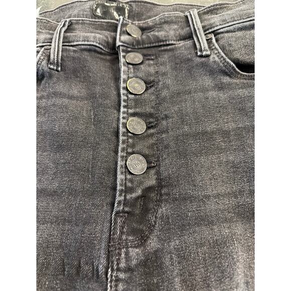 Mother Pixie Dazzler Ankle Fray distressed jeans Sz 30 - Picture 6 of 13